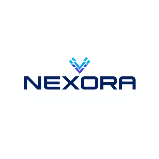 Professional logo design. Nexora – futuristic, clean, tech feel