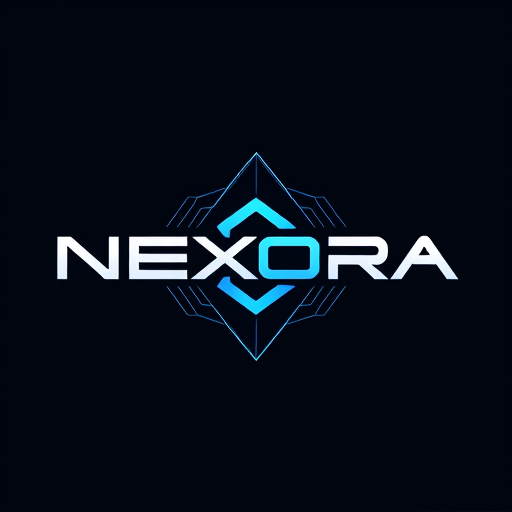 Professional logo design. Nexora – futuristic, clean, tech feel