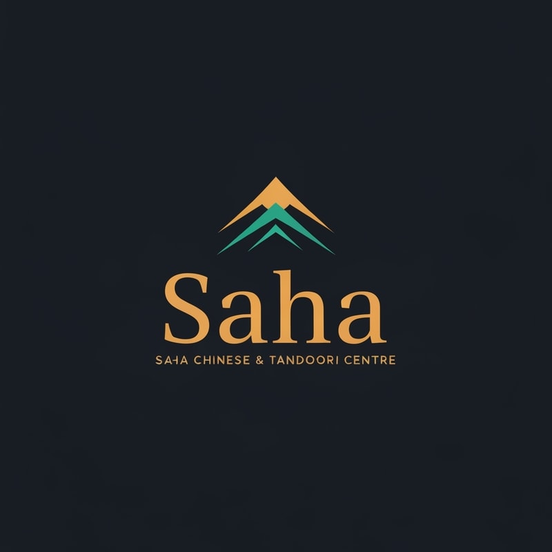 Professional logo design. make a logo for "Saha Chinese and Tandoori Centre"