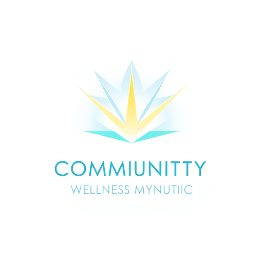 Professional logo design. Logo design for "Community Wellness Polyclinic".
Concept: A futuristic beacon of light radiating outward, symbolizing guidance, unity, and holistic care.
Abstract shape of light waves or a cone of energy emerging from a central source.
Minimal, sleek, glowing style with gradients of turquoise, blue, and soft gold.
Represents modern wellness and community strength.
Typography: futuristic sans-serif, bold yet calm.
No medical symbols. Flat vector logo with depth through light.