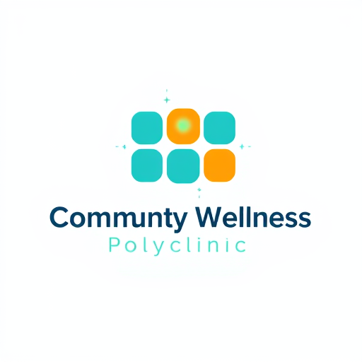 Professional logo design. Logo design for "Community Wellness Polyclinic".
Concept: The Cabin Grid — representing modern modular spaces where doctors rent cabins to provide care.
Create a clean geometric logo with a grid or honeycomb-like pattern of rounded squares or blocks.
Highlight one glowing cabin in green or orange to represent active care and innovation.
Incorporate subtle curves or abstract human/heartline elements to keep a healthcare connection.
Color palette: calming blue, soft teal, fresh green, and warm orange accent.
Style: sleek, minimal vector design, futuristic and professional, flat icon with strong structure.
Typography: modern sans-serif (Poppins or Lato), bold for “Community Wellness”, lighter for “Polyclinic”.
Avoid hospital crosses and overused medical symbols.