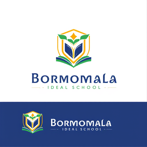 Professional logo design. Bornomala Ideal School