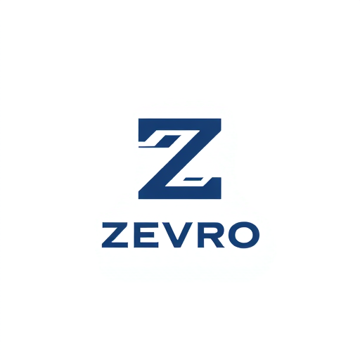 Professional logo design. zevro white bg with logo