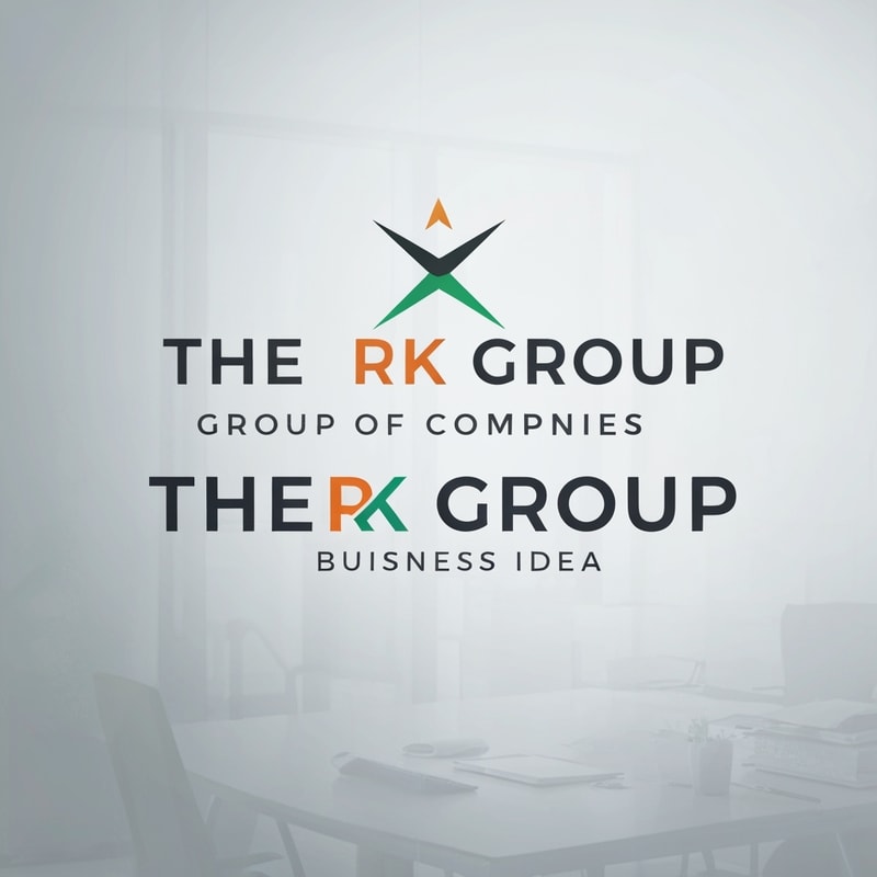 Professional logo design. Create A Logo Name "THE RK GROUP" Group Of Compnies Buisness Idea