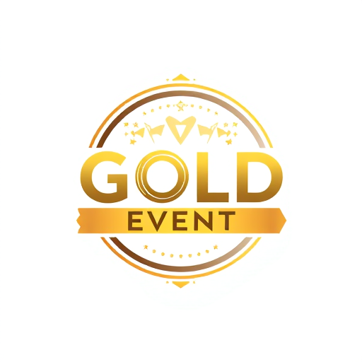 Professional logo design. create a logo in the title as GOLD EVENT.