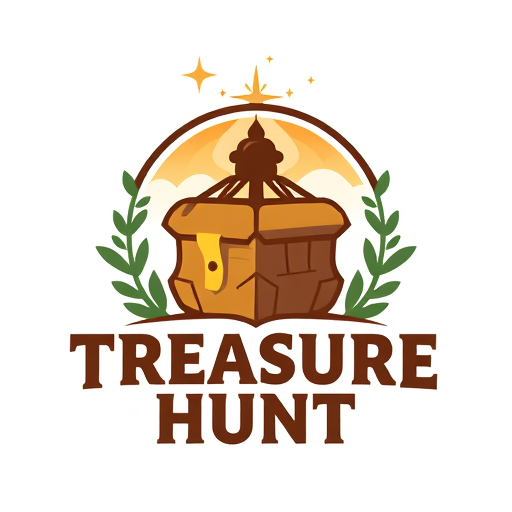 Professional logo design. treasure hunt icon png