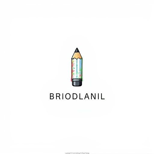 Professional logo design. drawing with pencil illustration