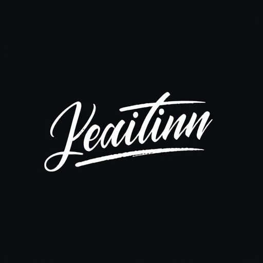 Professional logo design. calligraphy pen illustration