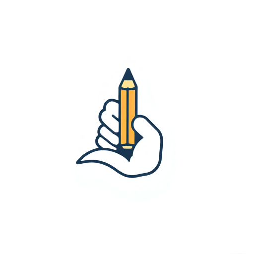 Professional logo design. pencil in hand
