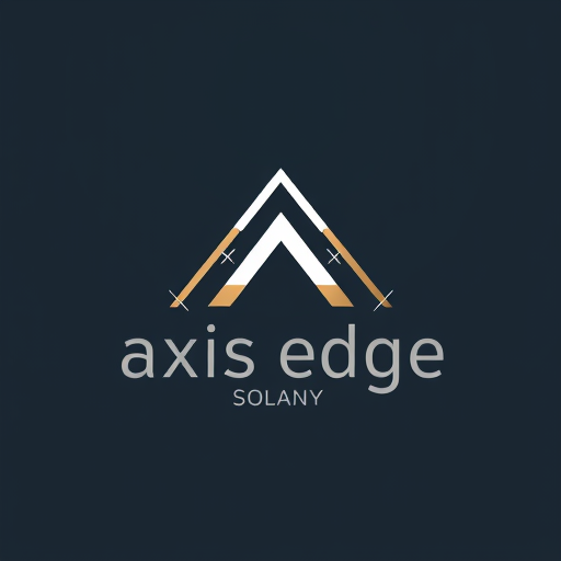 Professional logo design. Craft a meaningfull symboliv logo for a construction company named " axis edge " the symbolic logo should reflect essence of a building and edge
