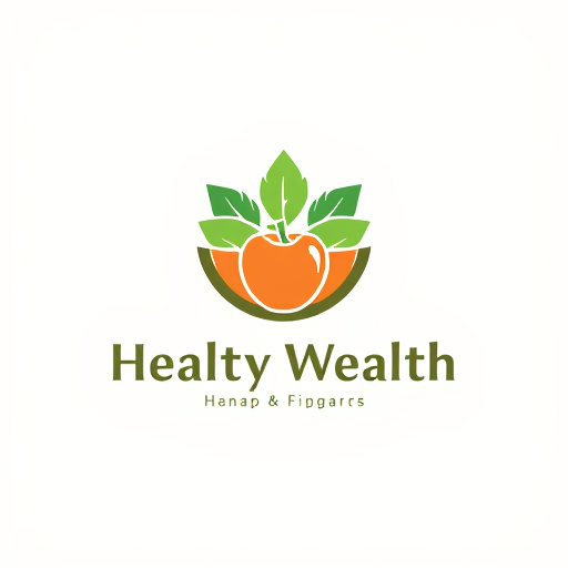 Professional logo design. health wealth logo, it is a restaurant that sells healthy foods, for gym people 