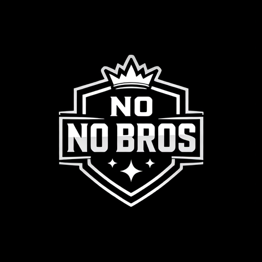 Professional logo design. Brand Name: No Bros Industry: Streetwear / Modern Youth Clothing Logo Style: Emblem / Badge Concept & Meaning: No Bros stands for individuality, self-identity, and exclusivity – ek aisa brand jo bheed se alag hone ka attitude rakhta hai. Emblem ka shape bold, symmetrical aur compact hona chahiye jisse embroidery, print aur digital sab jagah easily adapt ho sake. Symbolism me shield, circle ya hexagon ka form use karna, jo strength + authenticity dikhaye. Typography Direction: Strong, bold sans-serif font (customized letters) Letters slightly condensed taaki badge ke andar fit ho jayein Font style street + premium ka fusion (matlab sharp aur clean, extra decoration nahi) Iconography / Elements: Minimalist motifs like crown, wings, lightning bolt, or star (optional – subtle placement) to represent power and exclusivity. Shapes geometric aur flat ho, gradients se avoid karein. Ek single outline stroke ho jo emblem ko frame kare (like a patch or badge). Color Palette: Primary: Black & White (timeless + versatile for clothes) Secondary: Silver / Metallic grey highlights (for premium touch) Avoid too many colors – keep it 2–3 colors max for authenticity. Overall Feel: Modern, bold, authentic streetwear vibe Easy to scale (T-shirt tag, embroidery patch, digital logo sab mein kaam kare) Should look timeless, na ki ek trend-based design 