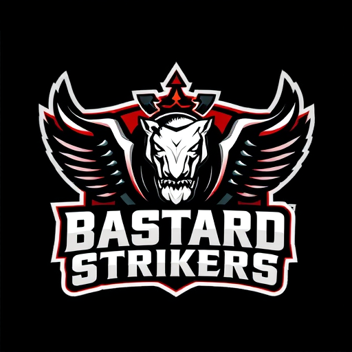 Professional logo design. Bastard Strikers