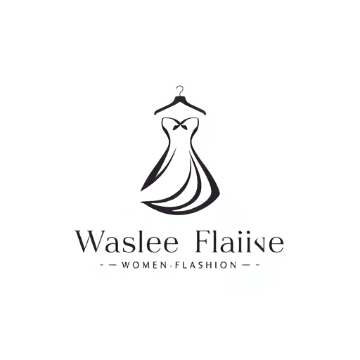 Professional logo design. "Design a modern and minimalist logo icon for a women's clothing brand. The icon should be elegant, stylish, and easily recognizable, representing femininity and contemporary fashion. Include subtle elements like a dress silhouette, flowing fabric, hanger, or abstract patterns inspired by women’s fashion. Use a chic and sophisticated color palette suitable for both digital and print media. The design should feel trendy, versatile, and luxurious. need more bold. need different type