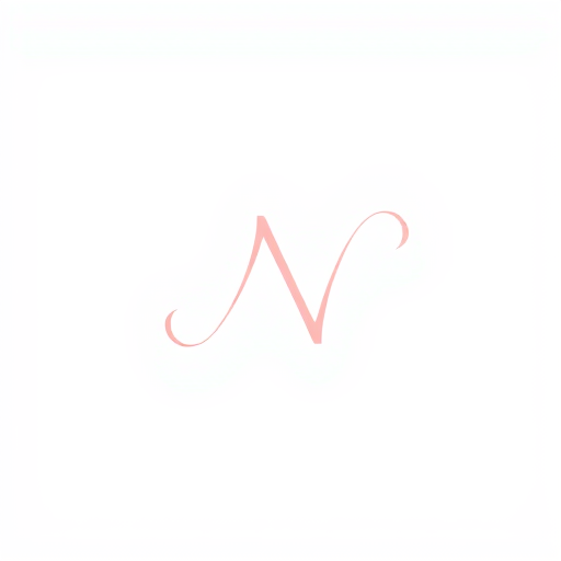 Professional logo design. "Design a modern and elegant logo for a ladies’ clothing brand using the letter 'N'. The 'N' should be creatively transformed into a stylish feminine icon, incorporating subtle curves and soft details that represent fashion and sophistication. Use a color palette of blush pink, white, and soft grey. The logo should feel chic, minimalist, and luxurious, suitable for apparel branding. Include a version with the letter 'N' as the main focus, possibly integrating abstract shapes or fashion-related motifs like fabric folds, hangers, or dress outlines. Ensure the design is clean, versatile, and easily recognizable for both digital and print use.