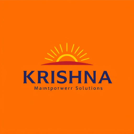 Professional logo design. Krishna Infra & manpower Solution