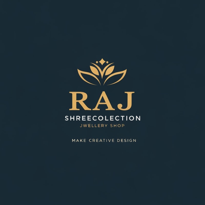 Professional logo design. RAJ SHREECOLLECTION (Jwellery shop) make a creative logo