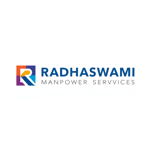 Professional logo design. RADHASWAMI MANPOWER SERVICES - PLACEMENT OFFICE LOGO 