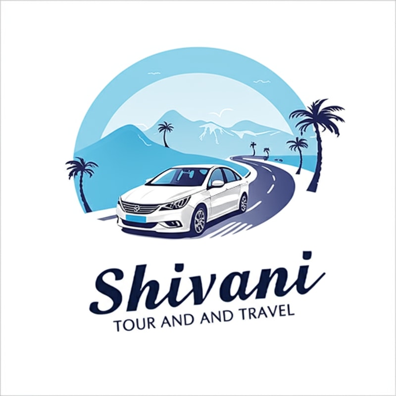 WRITE " SHIVANI TOUR AND TRAVEL "  AND CHANGE FONT