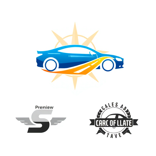Professional logo design. A stylized car silhouette integrated with a road graphic — dynamic and forward-moving composition, Deep blues and vibrant oranges, bright and energetic, modern graphic design, clean lines and subtle gradients, white background. A minimalistic car icon combined with a subtle wave representing travel — elegant and streamlined design, cool blues and greens with a hint of silver, soft and inviting, vector art, smooth curves and precise edges, light grey background. An abstract representation of a car wheel and a compass — adventurous and directional concept, earthy tones of brown and gold with a touch of sky blue, warm and inspiring, geometric abstraction, sharp angles and circular elements, textured paper background. A letterform 'S' creatively morphed into a car outline and a winding path — sophisticated and memorable, rich maroon and a contrasting metallic grey, confident and premium, typographic illustration, flowing lines and bold shapes, dark charcoal background. A vintage-style cab emblem with subtle travel elements like wings or a road — classic and trustworthy, black and cream with subtle gold accents, nostalgic and reliable, retro illustration, detailed linework and distressed textures, aged parchment background.