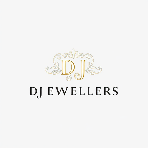 Professional logo design. Make DJ Jewellers logo design. simple, premium for a silver jewellery brand