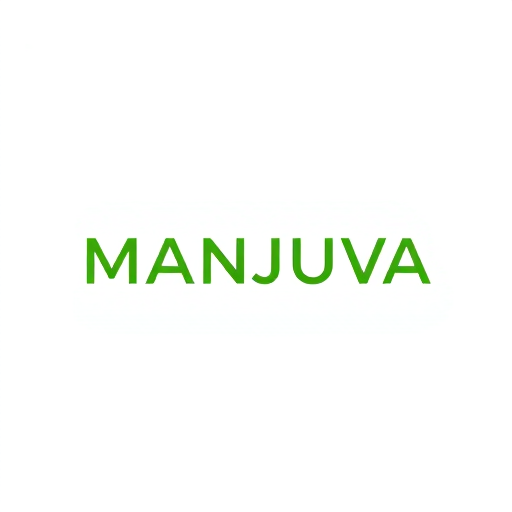 Professional logo design. "Design a sleek and impactful logo for MANJUVA, a professional job consulting firm. Highlight the name in green, using bold, modern, and easy-to-read typography that conveys trust and growth. Incorporate a creative symbol such as a rising arrow, abstract human figures, or a bridge to reflect career opportunities and connections. Keep the style clean, minimal, and corporate, ensuring the design works well on digital platforms, stationery, and branding materials."