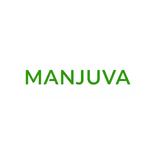 Professional logo design. "Design a sleek and impactful logo for MANJUVA, a professional job consulting firm. Highlight the name in green, using bold, modern, and easy-to-read typography that conveys trust and growth. Incorporate a creative symbol such as a rising arrow, abstract human figures, or a bridge to reflect career opportunities and connections. Keep the style clean, minimal, and corporate, ensuring the design works well on digital platforms, stationery, and branding materials."