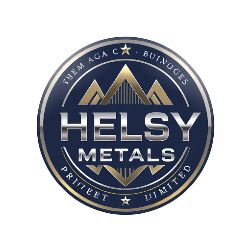 Professional logo design. helsy metals privet limited logo