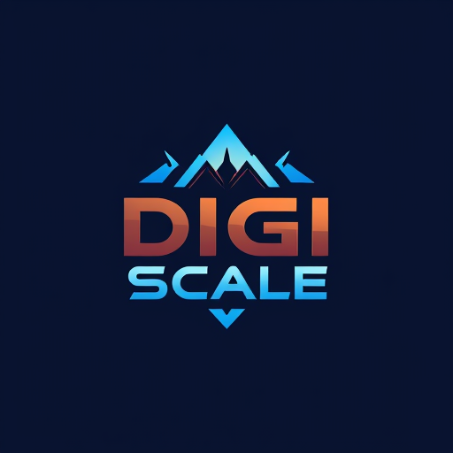 Professional logo design. DIGI SCALE