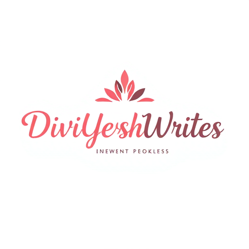 Professional logo design. Divyeshwrites logo for blogging profile