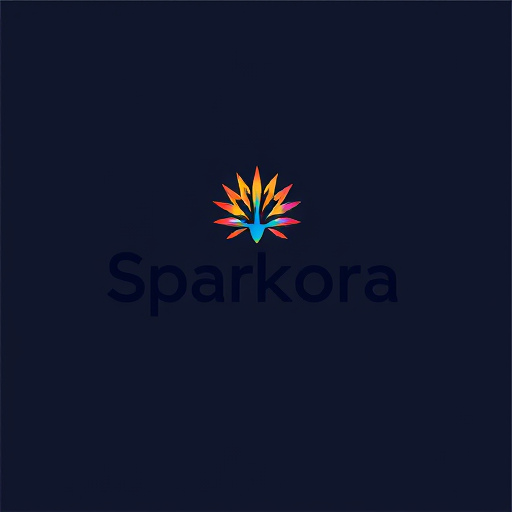 Professional logo design. Sparkora– “Spark” (ignition, energy) + “ora” (elegant, futuristic tone).