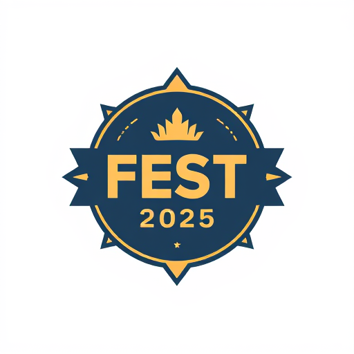 Professional logo design. ع fest 2025