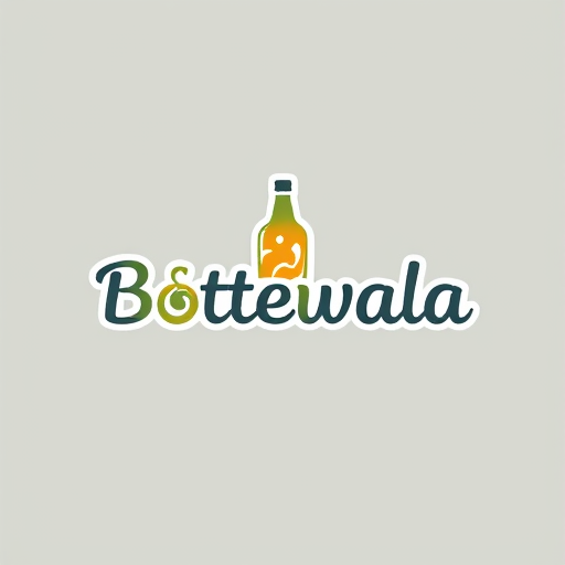 Professional logo design. Create a logo for the paper bottle product name as Bottewala.It includes "bottle" in name and some creative 