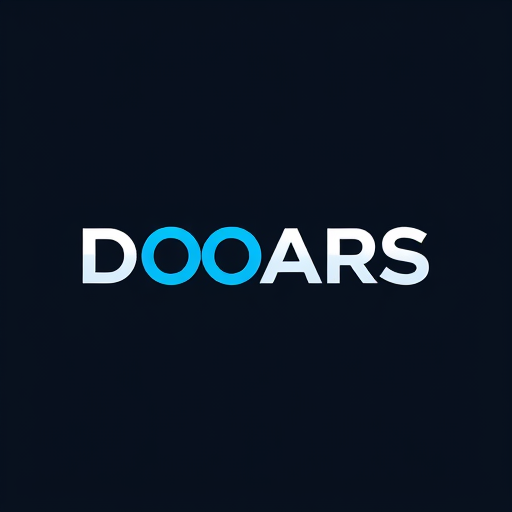 Professional logo design. DOOARS Text Logo Uniq Style