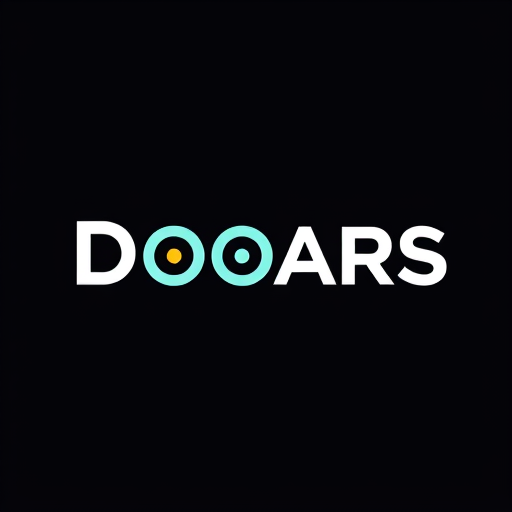 Professional logo design. DOOARS Text Logo Uniq Style