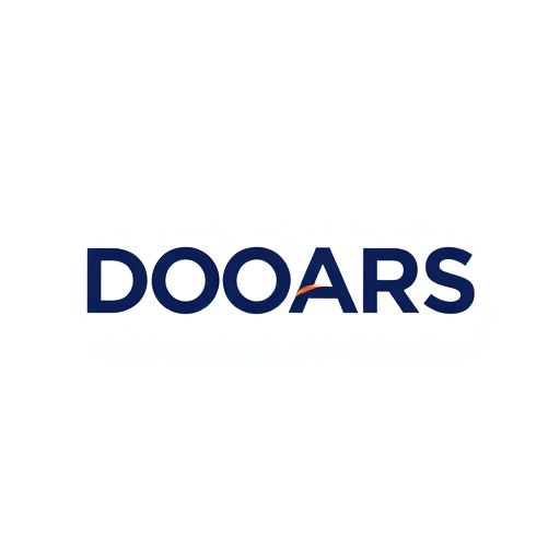 Professional logo design. DOOARS Text Logo Uniq Style with Chowmeain logo