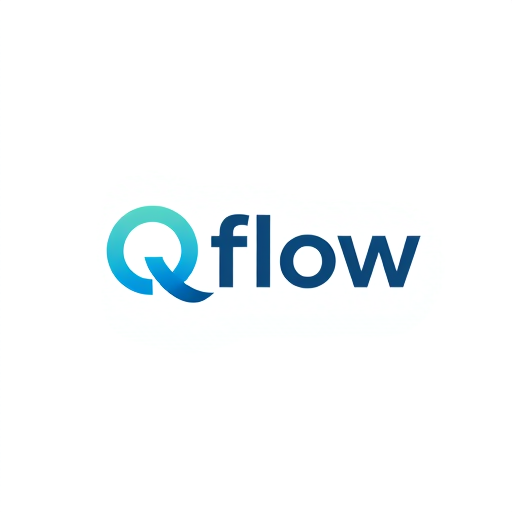Professional logo design. Qflow