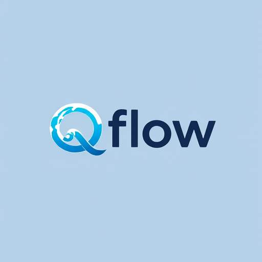 Professional logo design. Qflow