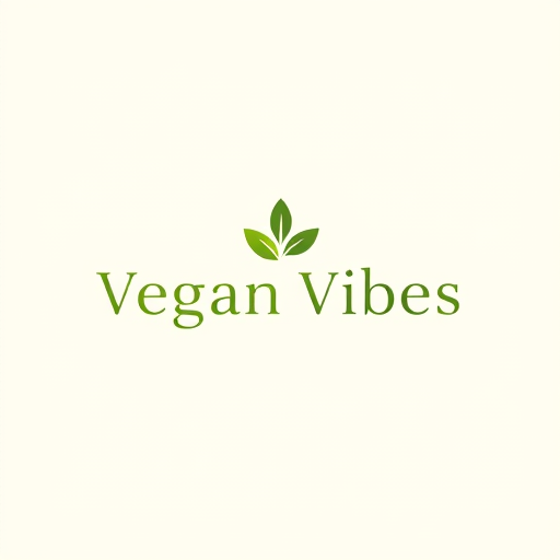 Professional logo design. Design a sleek minimalist logo for Vegan Vibes. Use soft green and white colors, simple clean lines, and an elegant modern font. Incorporate a subtle leaf or sprout icon inside or above the text. The overall look should be calm, sophisticated, and inspiring, symbolizing purity, health, and compassion."