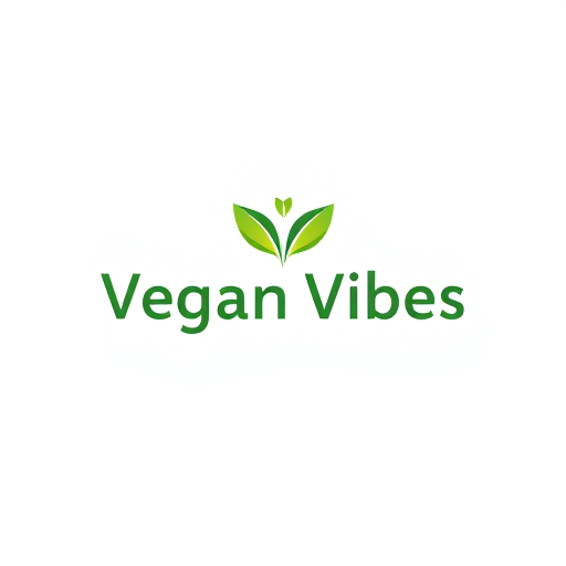 Professional logo design. Create a modern minimalist logo for a brand named Vegan Vibes. The design should feel fresh, natural, and inspiring. Use clean lines and soft earthy colors (green, white, light brown). Incorporate elements like leaves, sprouts, or a heart-shaped plant to symbolize compassion and plant-based living. The typography should be bold yet friendly, easy to read, with a smooth and organic style. The logo must look professional, scalable for social media, and emotionally connect with animal lovers and vegans. Add a subtle positive energy vibe, like soft glowing outlines or circular harmony shapes."