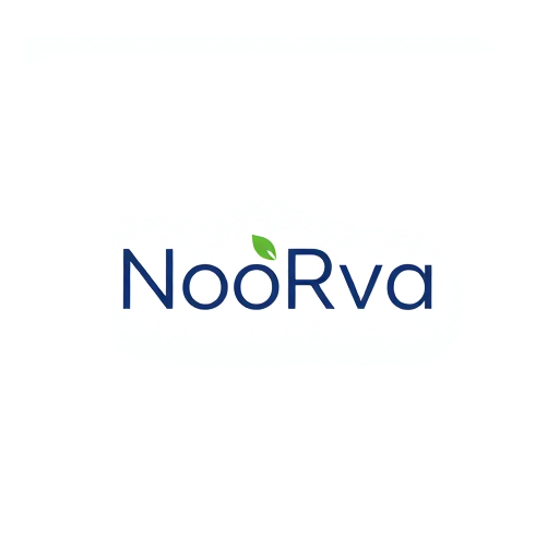 Professional logo design. NooRva logo for cosmetic packaging box