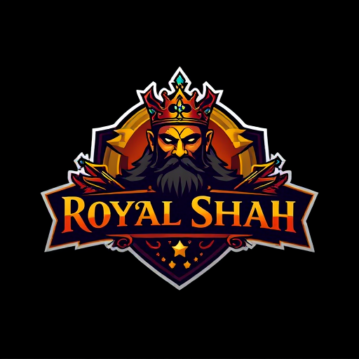 Professional logo design. gaming logo royal shah