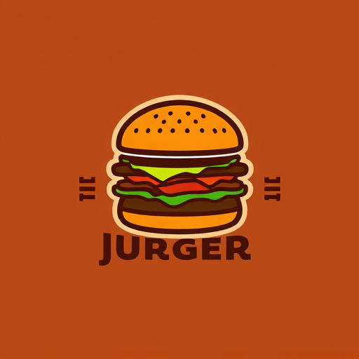 Professional logo design. creative burger 