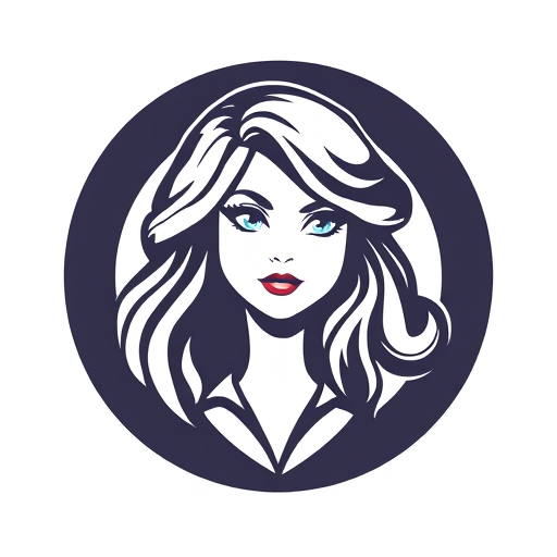 Professional logo design. make it with girl 2d vector