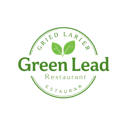Professional logo design. Design a logo for a brand name "Green Lead Restaurant"