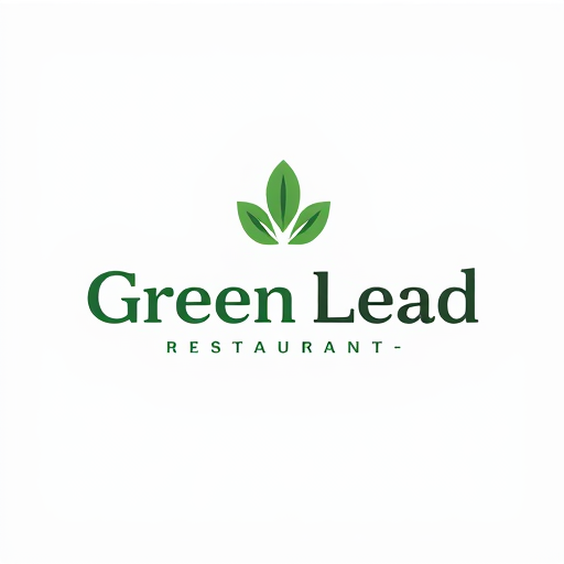 Professional logo design. Design a logo for a brand name "Green Lead Restaurant"