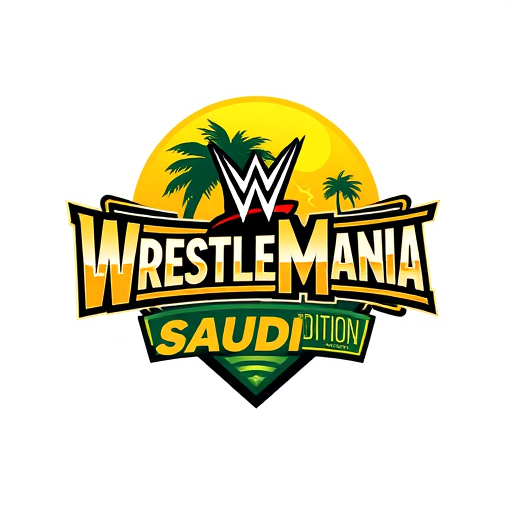 Professional logo design. so i wanna make wrestlemania saudi edition logo with wwe logo on it also palm tree and lighting too also moon too in a png form so can u make it tho? should've yellow and green color