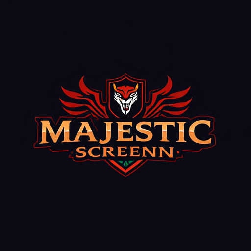 Professional logo design. create a logo with a name MajesticScreen