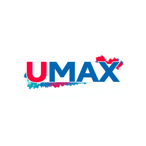 Professional logo design. create wall paint brand logo. company name UMAX and the logo looks like letter U