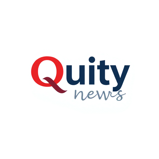 Professional logo design. design a logo for a newspaper website named quite news with just the letter q and n in 